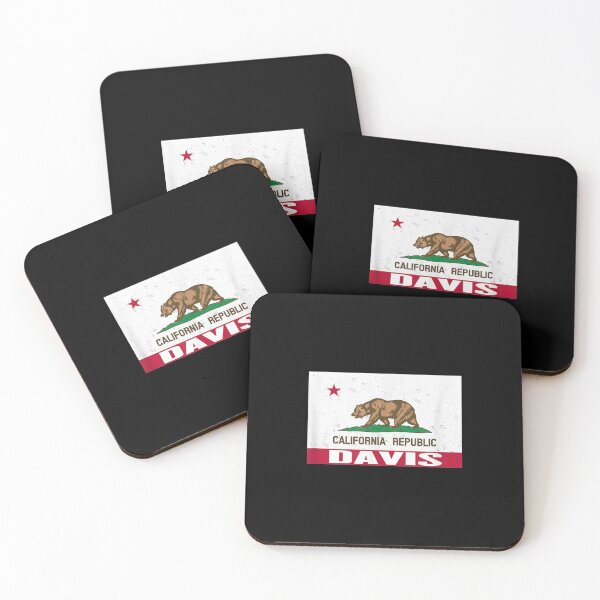 Item preview,  Davis California Distressed Republic Flag designed and sold by jennifera11.