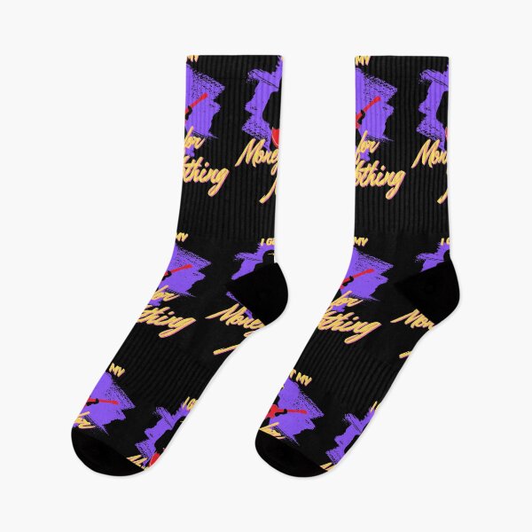 Item preview, I Get My Money For Nothing - Purple designed and sold by Mean-Musician.