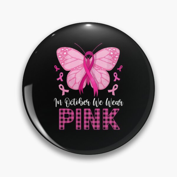 Item preview, In October We Wear Pink Butterfly Breast Cancer Awareness designed and sold by KAYLAELSIE.