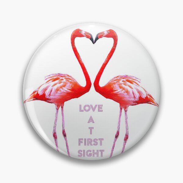 Item preview, Love at first sight Flamingos designed and sold by MuggyandMo.