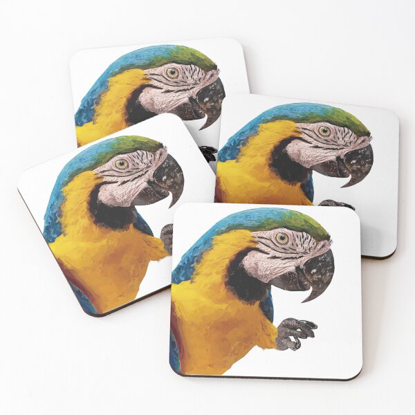 Item preview, The blue-yellow macaw designed and sold by obscurite.