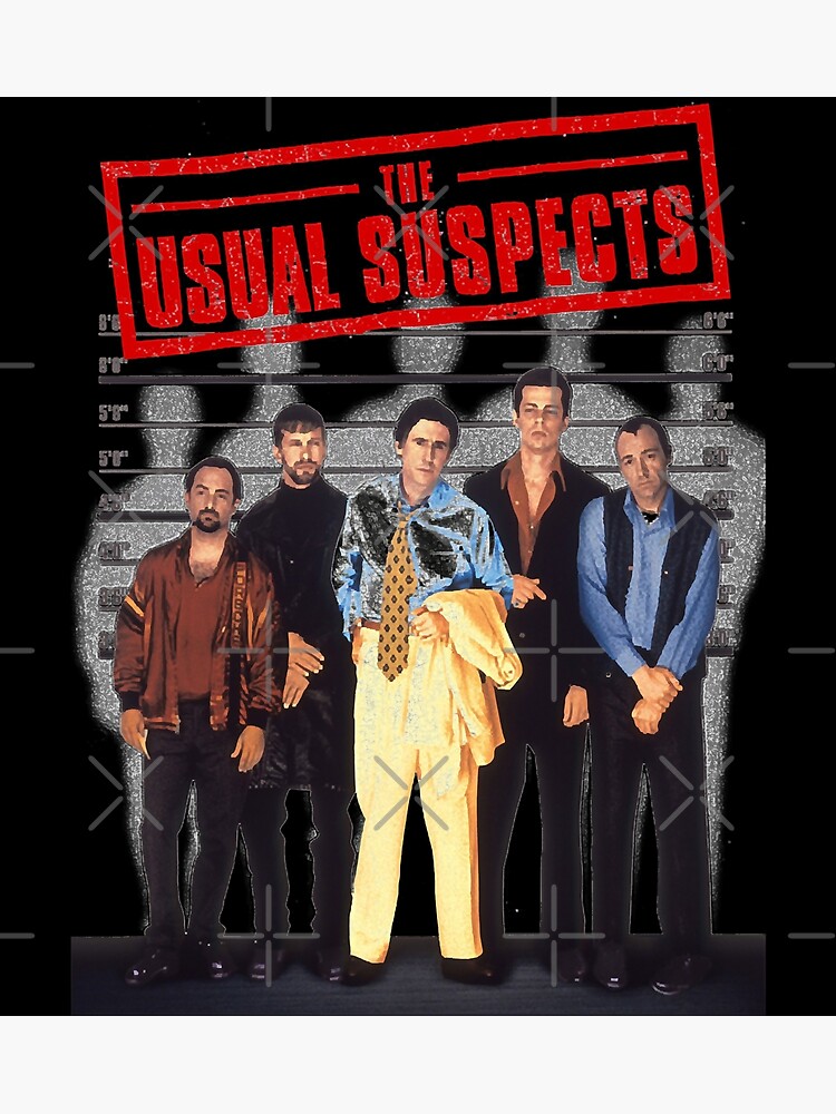 Disover More Then Awesome The Usual Suspects line-Up Tshirt Looney Tunes Premium Matte Vertical Poster