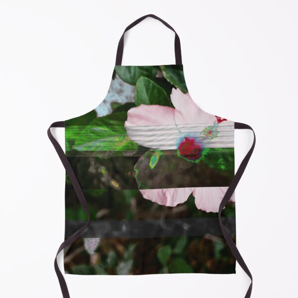 Item preview, Pink Hibiscus Photograph Glitch Art Hawaii Tropical Flower designed and sold by MOP-tees.