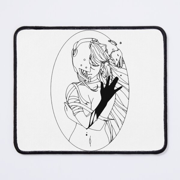 Item preview, The Girl Escape Dark Fantasy Science Fiction Elfen Lied Anime  - Black Vintage designed and sold by BranElfenLied.