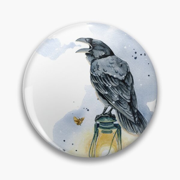 Item preview, Raven and lantern designed and sold by Delphine Dion.