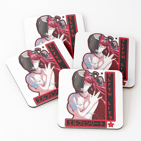 Item preview, The Girl Escape Dark Fantasy Science Fiction Elfen Lied Anime  - Lucy Retro designed and sold by BranElfenLied.