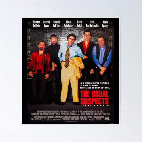 Digital Print Usual Suspects Poster Movie Quote Keyser Soze 