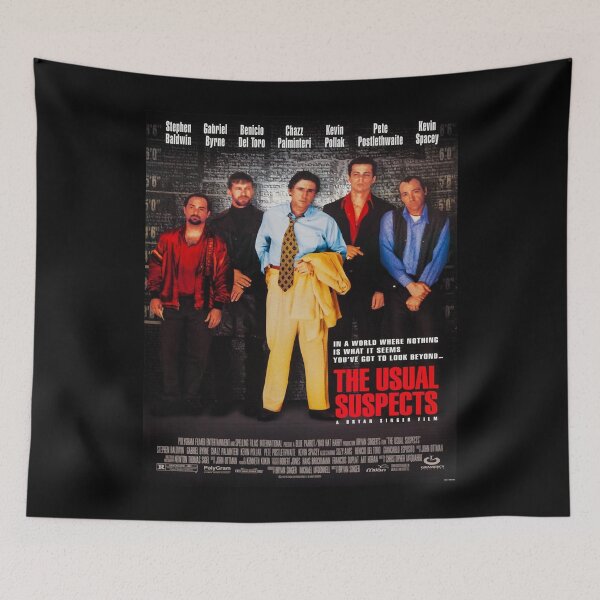 Item preview, Retro Vintage The Usual Suspects 1995 Movietop Movie Quote designed and sold by ColtenConnelly8.