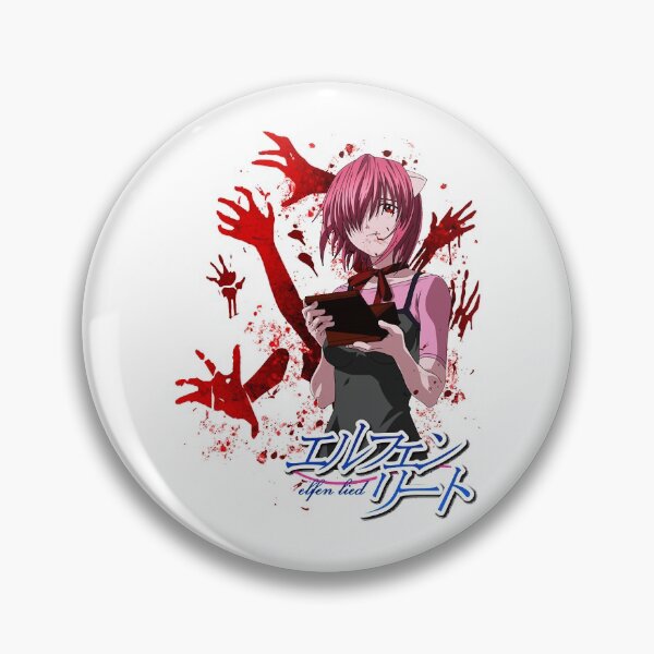 Item preview, The Girl Escape Dark Fantasy Science Fiction Elfen Lied Anime  Active Duty Artline designed and sold by BranElfenLied.