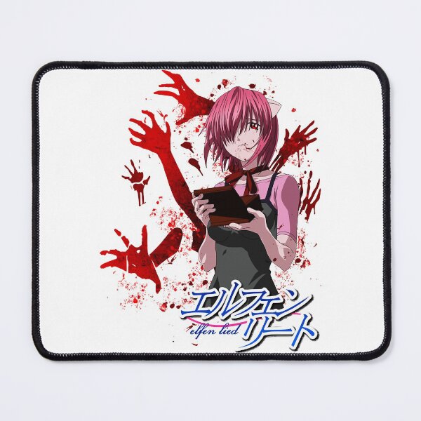 Item preview, The Girl Escape Dark Fantasy Science Fiction Elfen Lied Anime  Active Duty Artline designed and sold by BranElfenLied.