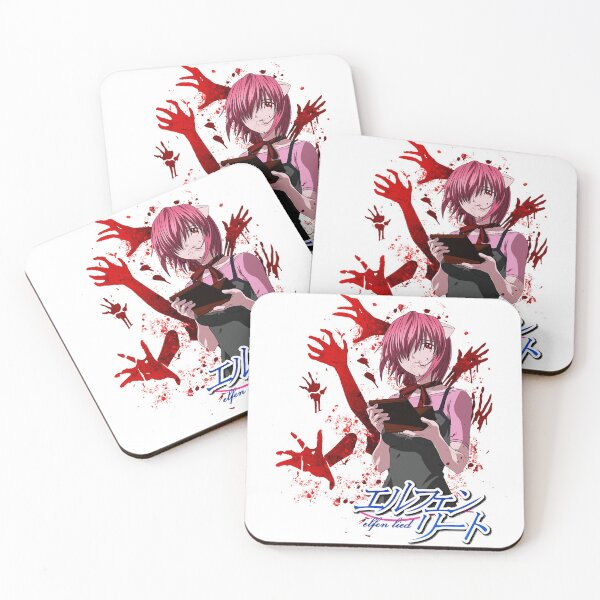 Item preview, The Girl Escape Dark Fantasy Science Fiction Elfen Lied Anime  Active Duty Artline designed and sold by BranElfenLied.