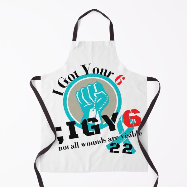 Item preview, IGY6 I Got Your 6 ~ Military/Police PTSD Awareness designed and sold by JustaGurli.