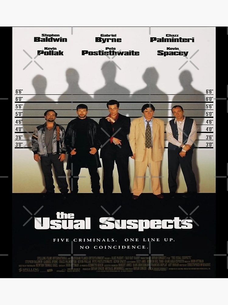 Digital Print Usual Suspects Poster Movie Quote Keyser Soze 