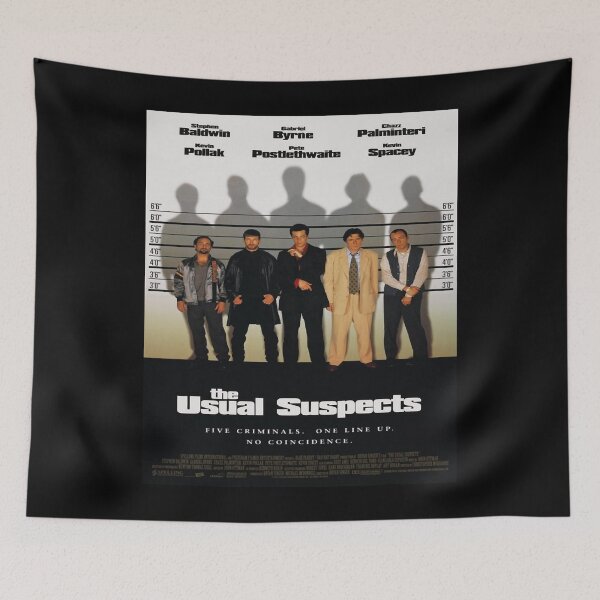 Item preview, Vintage Retro The Usual Suspects 1995 Movie cartoon Cotton Large designed and sold by ColtenConnelly8.