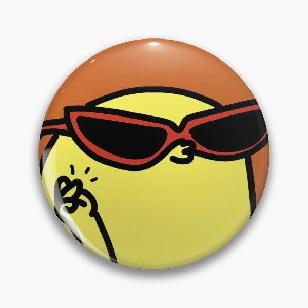 Item preview, Funny yellow man on an orange background designed and sold by OneginaEvgenia.