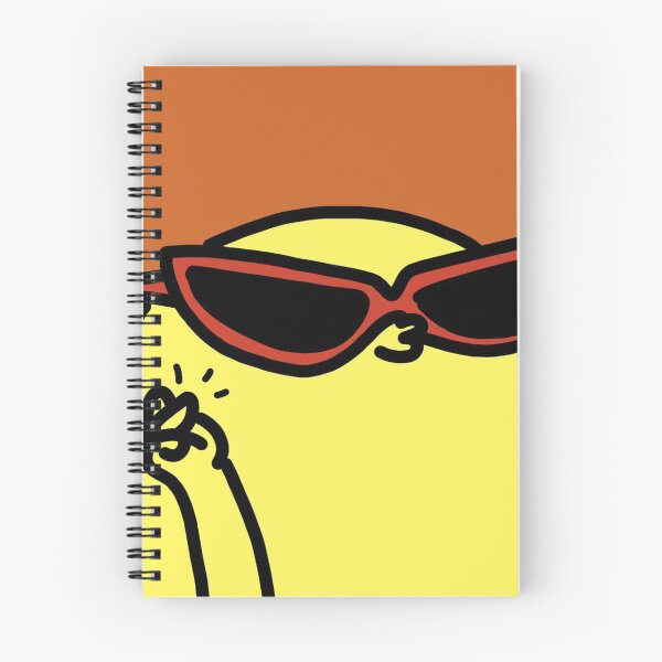 Item preview, Funny yellow man on an orange background designed and sold by OneginaEvgenia.