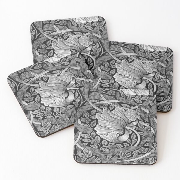 Item preview, William Morris Pimpernel,black, white  designed and sold by kinsley45.