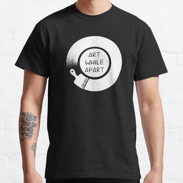 Art While Apart White by Ziggatino Classic T-Shirt