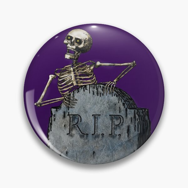 Item preview, Skeleton Tombstone RIP designed and sold by FictiveArt.
