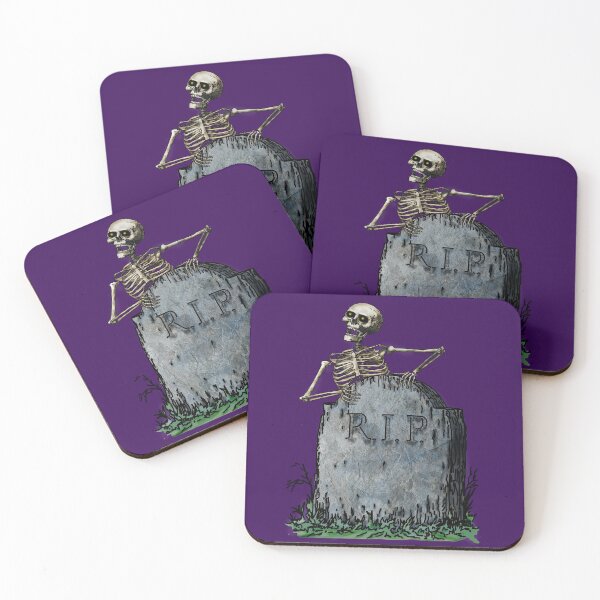 Item preview, Skeleton Tombstone RIP designed and sold by FictiveArt.