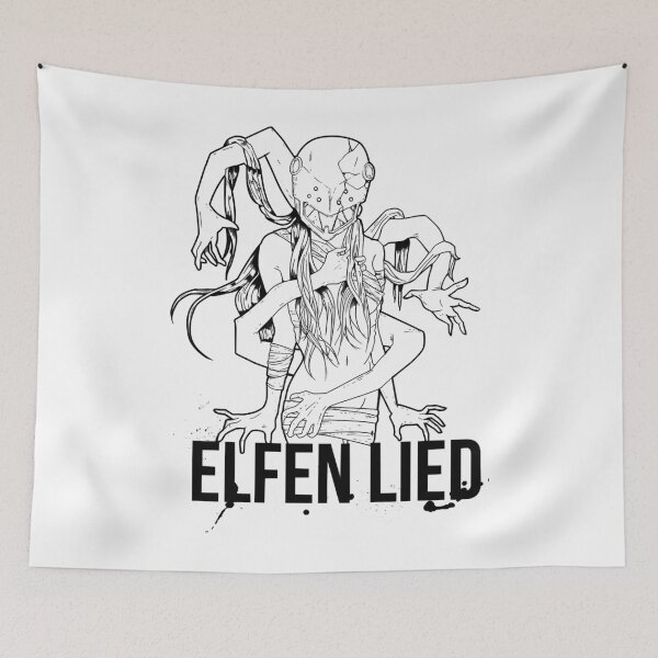 Item preview, The Girl Escape Dark Fantasy Science Fiction Elfen Lied Anime  Vintage designed and sold by BranElfenLied.