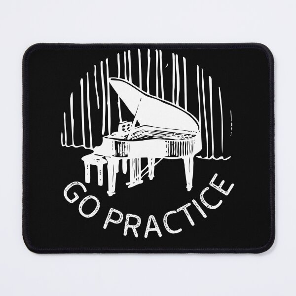 Item preview, Go Practice Cool Piano Music Teacher Graphic designed and sold by Amovar.