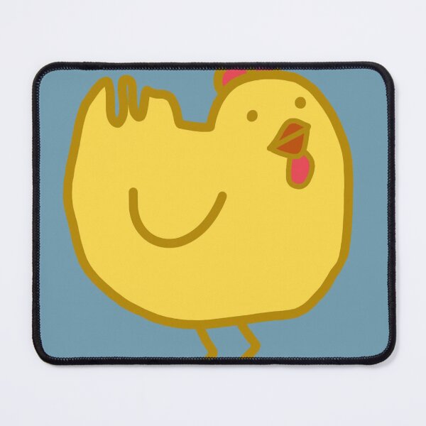 Item preview, Cute yellow chick on a blue background designed and sold by OneginaEvgenia.