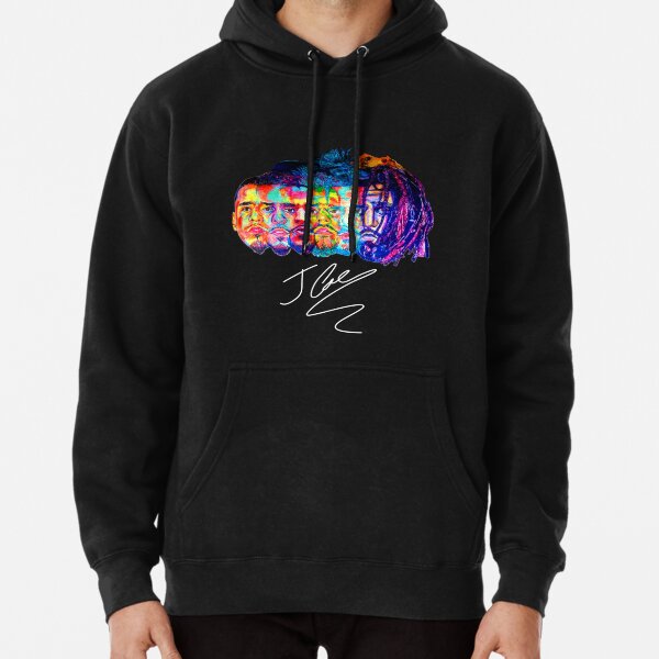 J cole 2024 rainbow hoodie