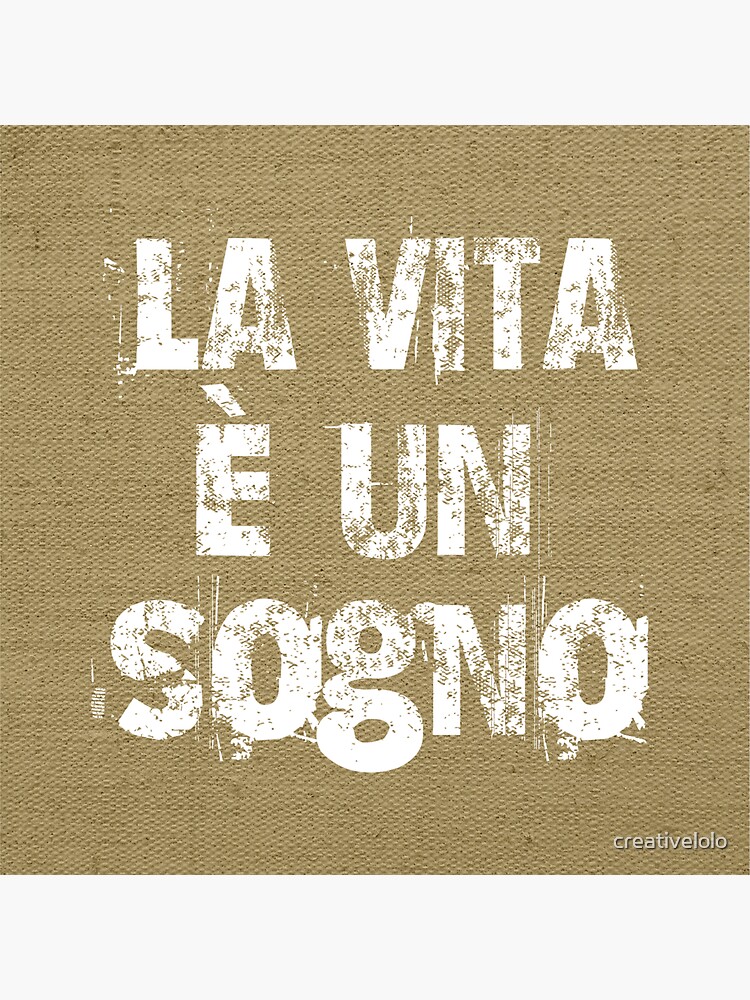 La vita è a sogno by creativelolo