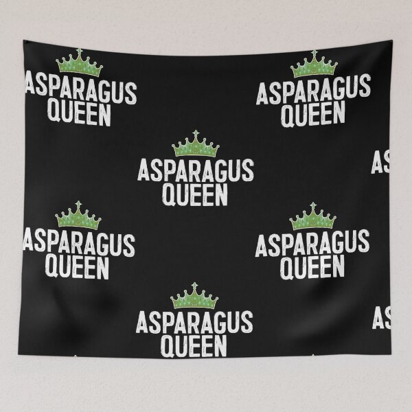 Item preview, Asparagus Queen Vegan Vegetarian designed and sold by phuongducduc.