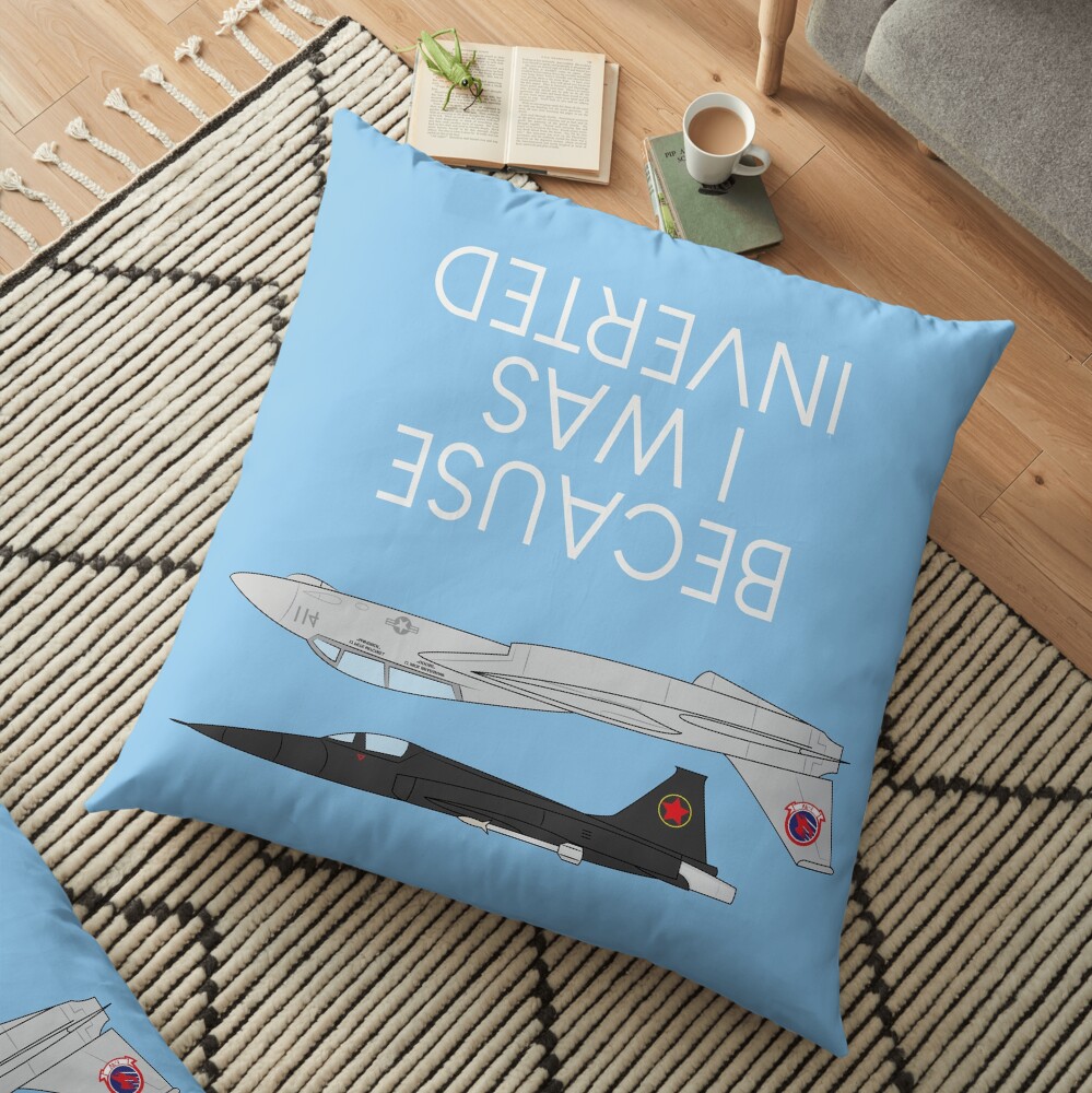 Inverted Dive Floor Pillow