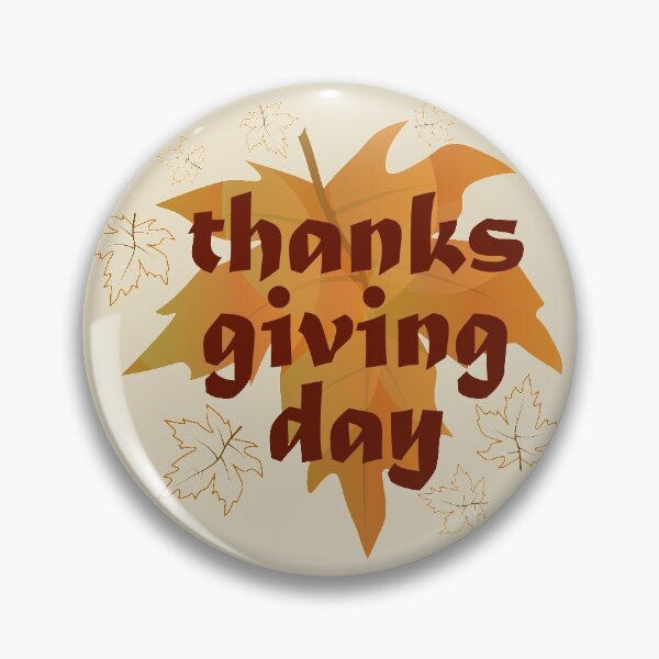 Item preview, Thanksgiving day greeting and autumn leaves designed and sold by CutieBlue.