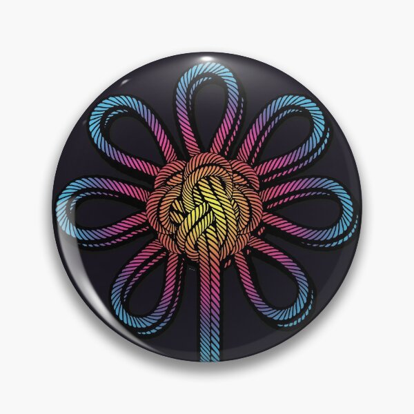 Item preview, Colorful rope flower knot pattern - mountaineering climbing gift designed and sold by MadandMean.