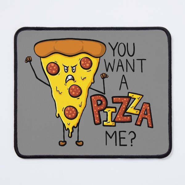 Item preview, You want a PIZZA me?! Fun Pizza Pun Digital Illustration designed and sold by AlmightyClaire.