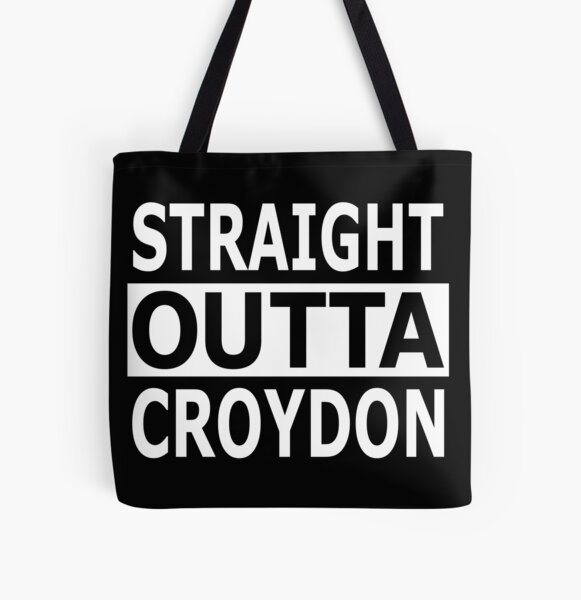 Straight Outta Croydon Peep Show Fans All Over Print Tote Bag