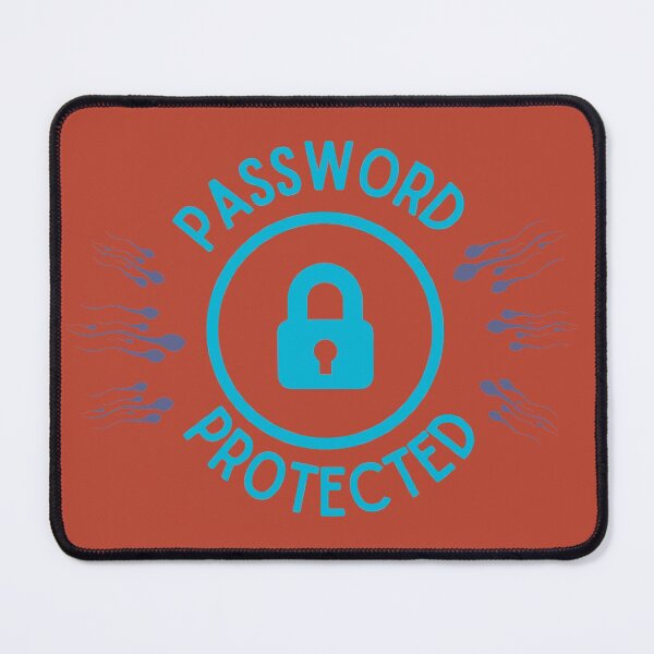 Password Protected Mouse Pad