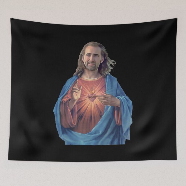 Item preview, Nicolas Cage Stage Name Actor Filmmaker Coppola Received Many Awards  Is Jesus  Cute Fan designed and sold by NicolasCageHine.