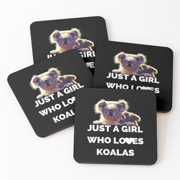 Item preview, Just a Girl Who Loves Koalas (Black and White) designed and sold by Vimbuy.