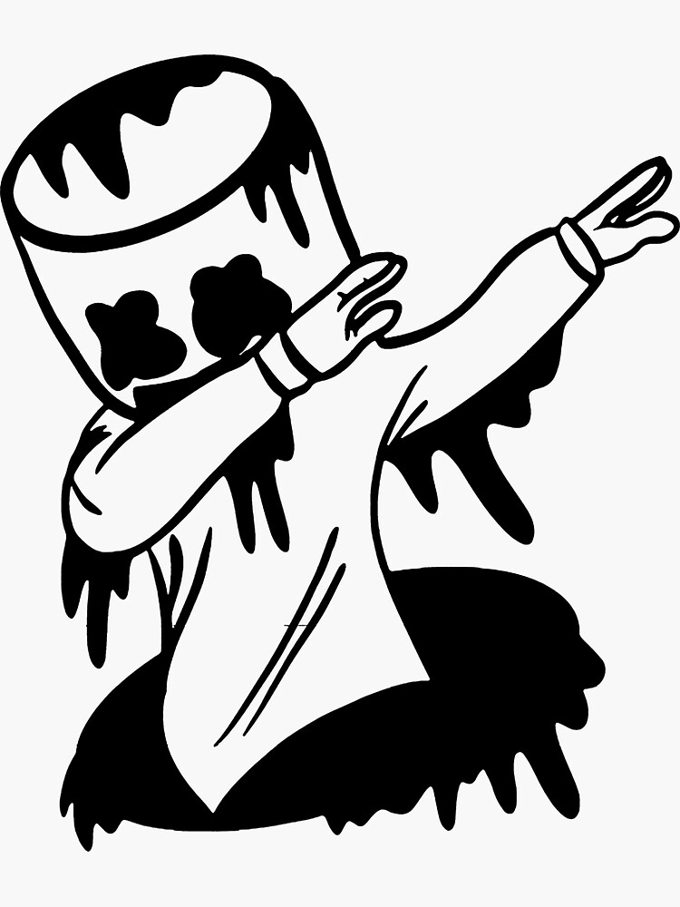 Marshmello sticker discount