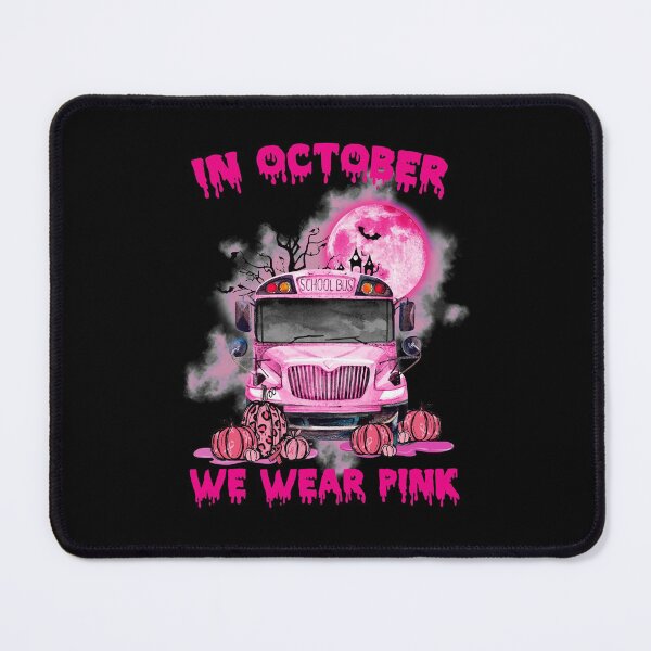 Item preview, In October We Wear Pink Bus Moon designed and sold by Landesign.