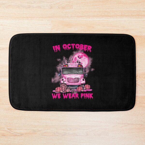 Item preview, In October We Wear Pink Bus Moon designed and sold by Landesign.