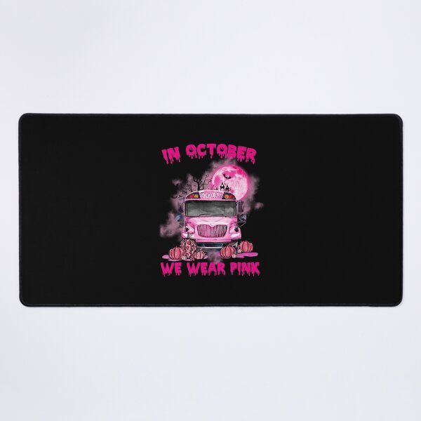 Item preview, In October We Wear Pink Bus Moon designed and sold by Landesign.