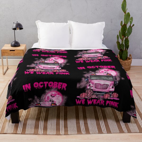 Item preview, In October We Wear Pink Bus Moon designed and sold by Landesign.