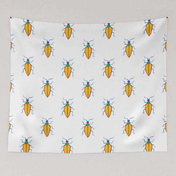 Item preview, AB039-2 Cute Bugs Pattern designed and sold by DuckyRubin.