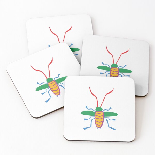 Item preview, AB039-4 Cute Bugs Pattern designed and sold by DuckyRubin.