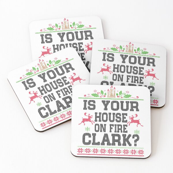 Item preview, Is Your House On Fire Clark? Funny Christmas Lights designed and sold by Simeon	 Dorelus.