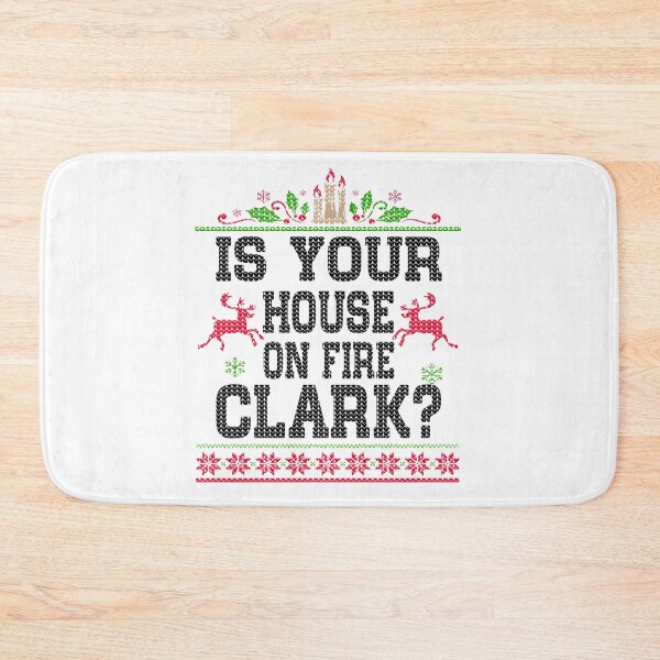 Item preview, Is Your House On Fire Clark? Funny Christmas Lights designed and sold by Simeon	 Dorelus.