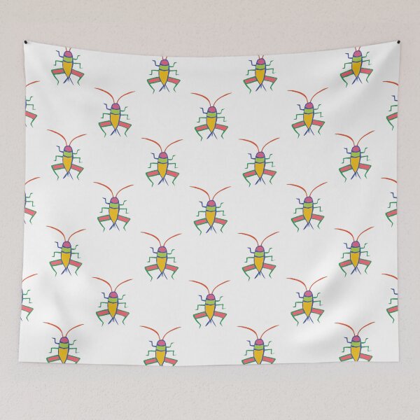 Item preview, AB039-6 Cute Bugs Pattern designed and sold by DuckyRubin.