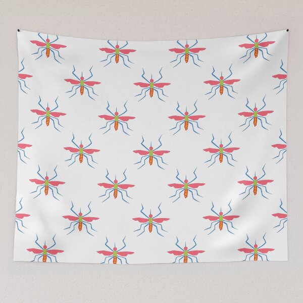 Item preview, AB039-7 Cute Bugs Pattern designed and sold by DuckyRubin.