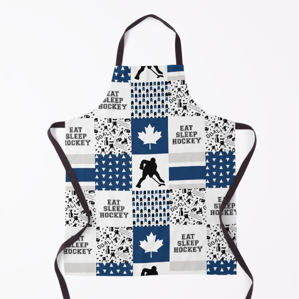 Item preview, Ice Hockey Blue Plaid Pattern  designed and sold by Landesign.